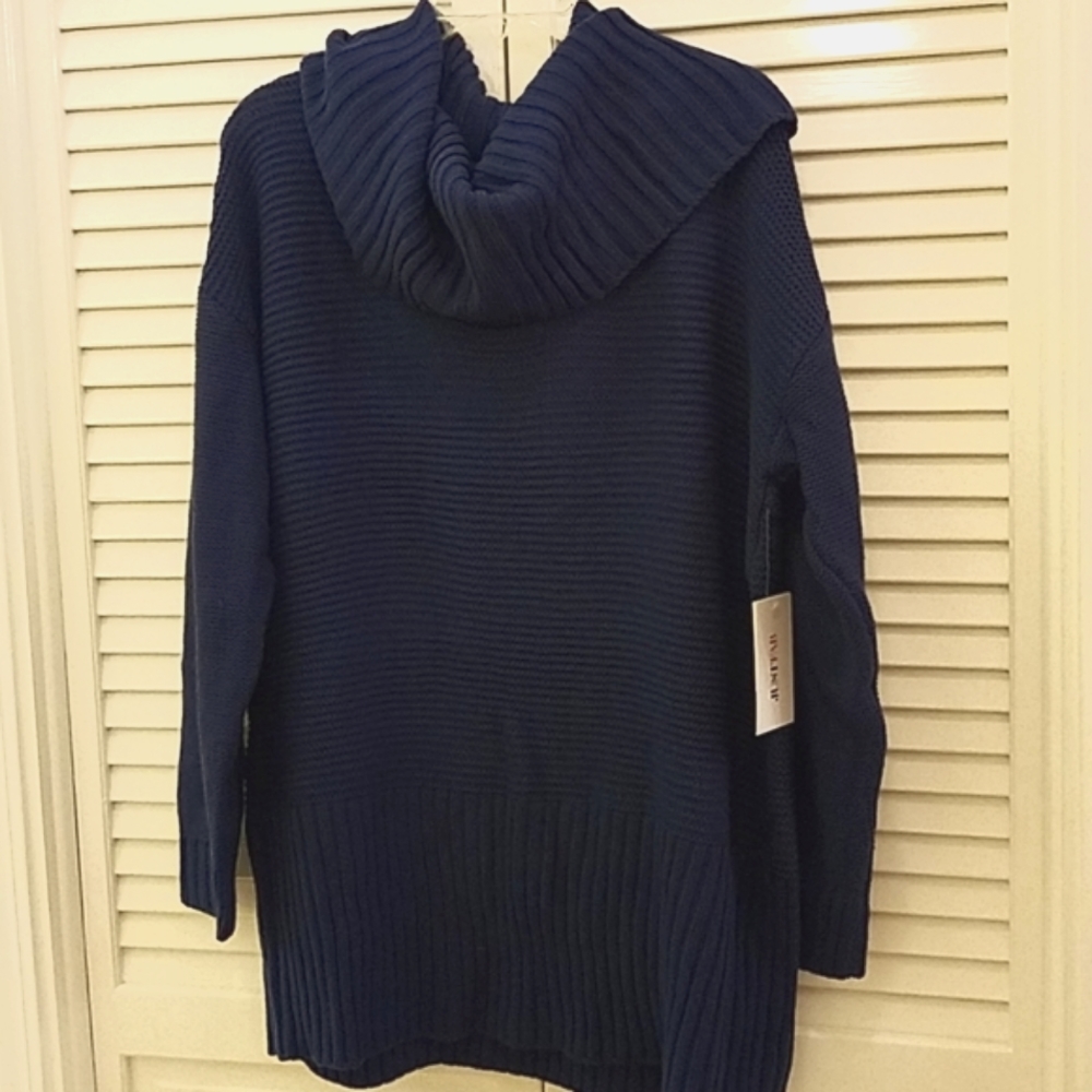 JustFab NAVY Blue COMFY sweater